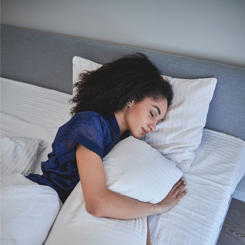 Sleeping with two pillows